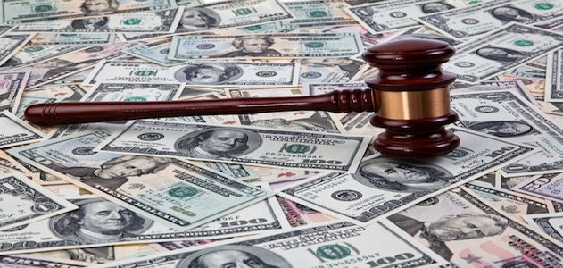 Gavel-on-money