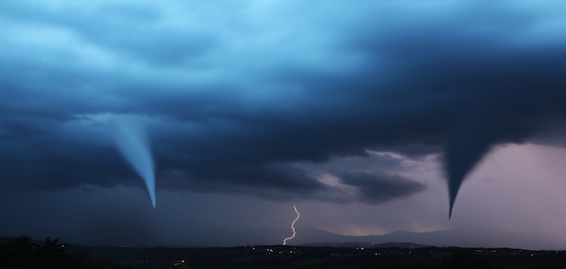 two-tornadoes