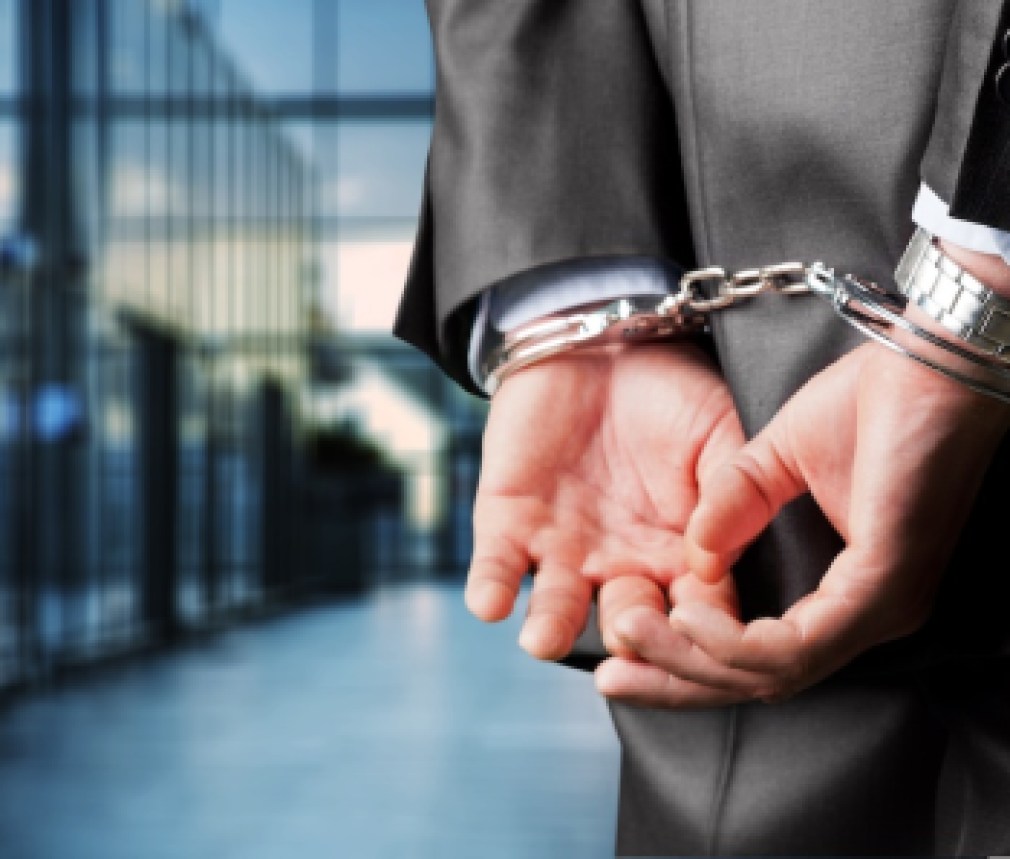 Arrest bound bracelet bribe bribery business businessman