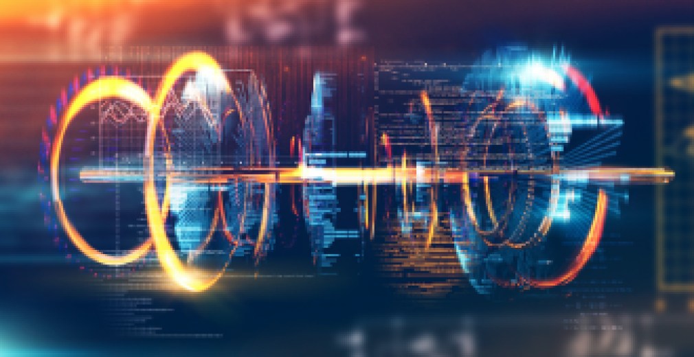 Technology and engineering abstract background.3d illustration