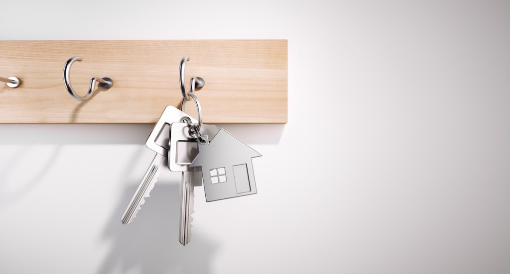 House keys, real estate