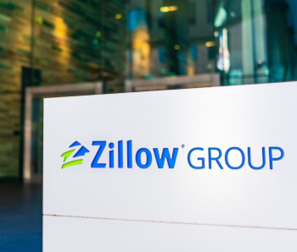 Zillow headquarters in SoMa District; Zillow Group, Inc is an American online real estate database company