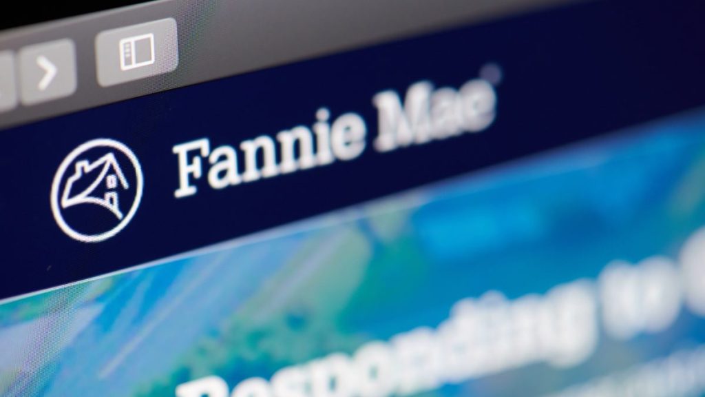 Fannie Mae home web page
