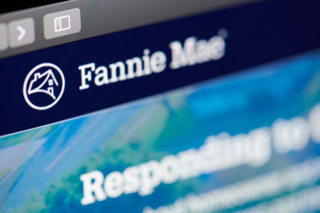 Fannie Mae home web page