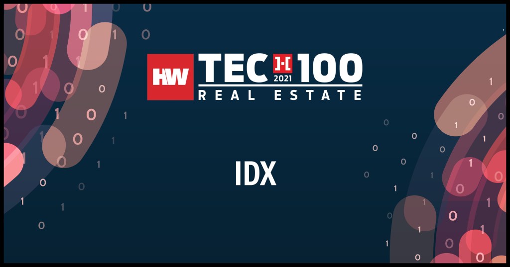IDX-2021 Tech100 winners -Real Estate