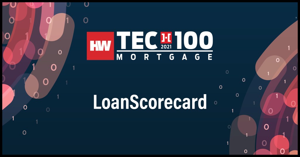 LoanScorecard-2021 Tech100 winners-mortgage