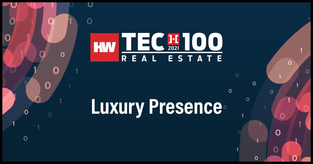 Luxury Presence-2021 Tech100 winners -Real Estate