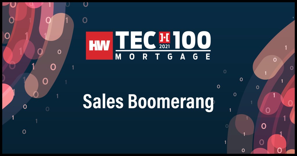 Sales Boomerang-2021 Tech100 winners-mortgage