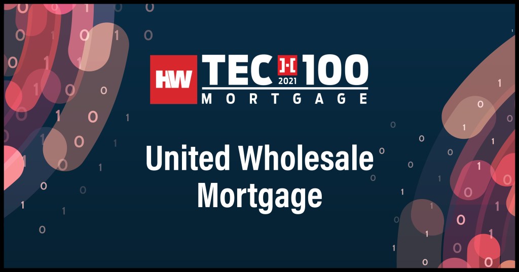 United Wholesale Mortgage-2021 Tech100 winners-mortgage