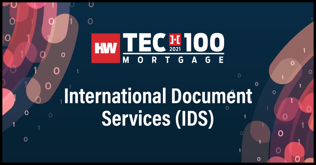 International Document Services (IDS)-2021 Tech100 winners-mortgage