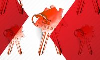 multiple house keys laying around