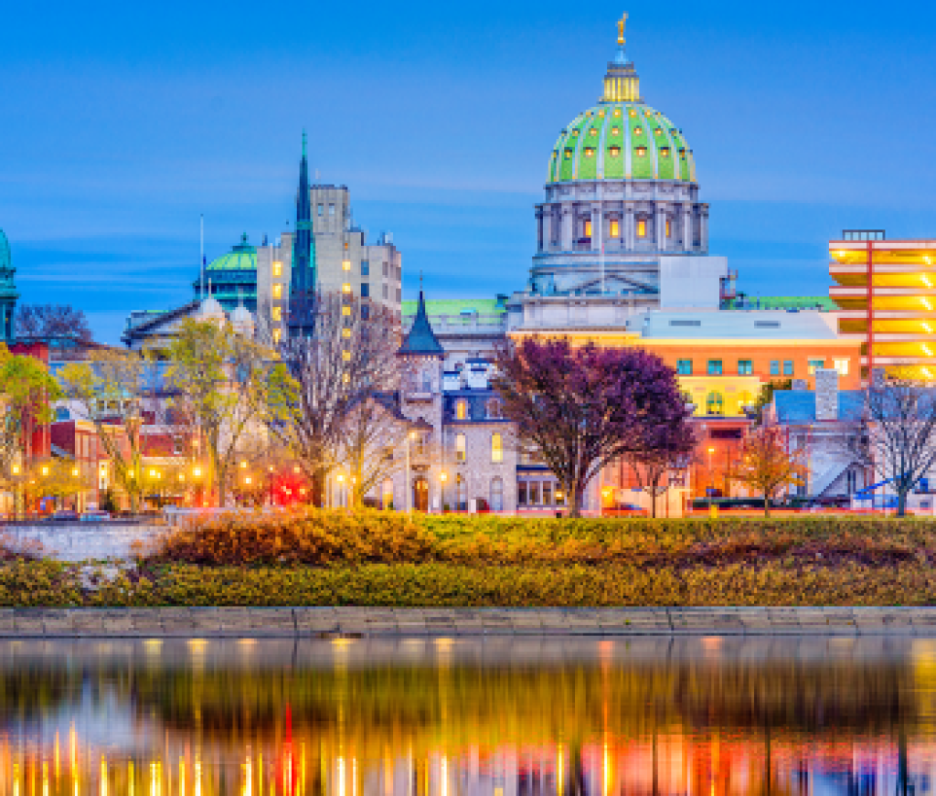 Harrisburg, Pennsylvania skyline