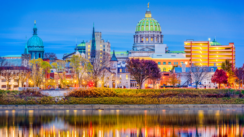 Harrisburg, Pennsylvania skyline