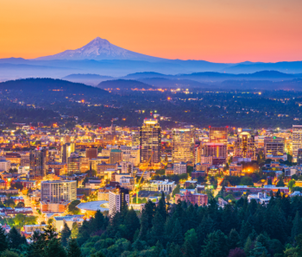 Portland Oregon skyline