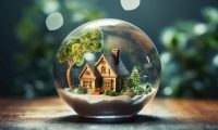 Housing crystal ball