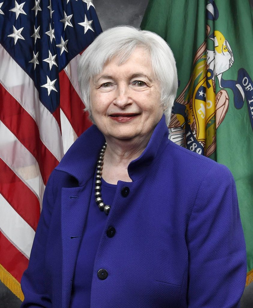 Official portrait of Biden-era Treasury Secretary Janet Yellen.