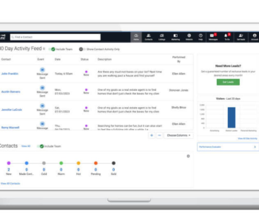 lead and contact management solution