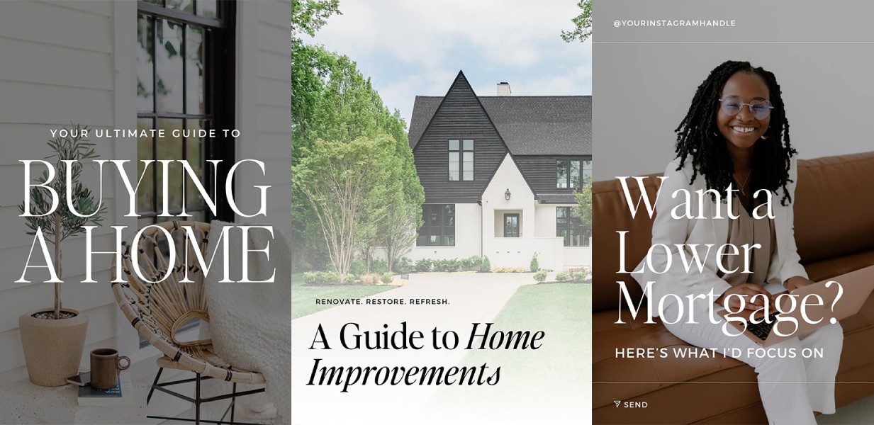 Buying a home brochure from Coffee and Contracts. 