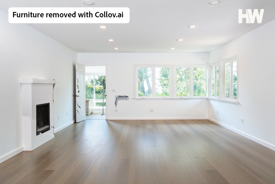 Furniture removed with Collov AI