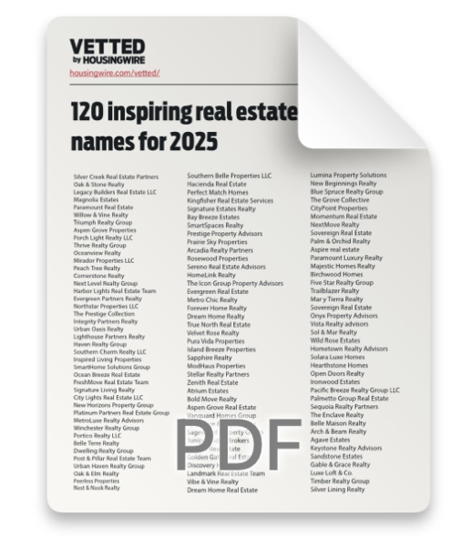 Inspiring Real Estate Company Names1