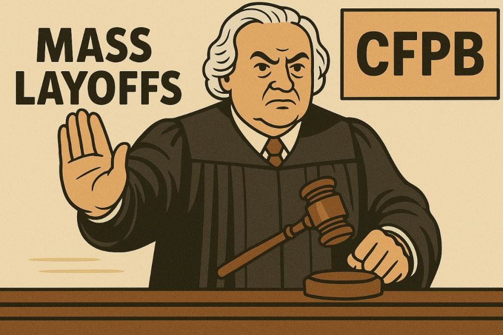 CFPB layoff illustration
