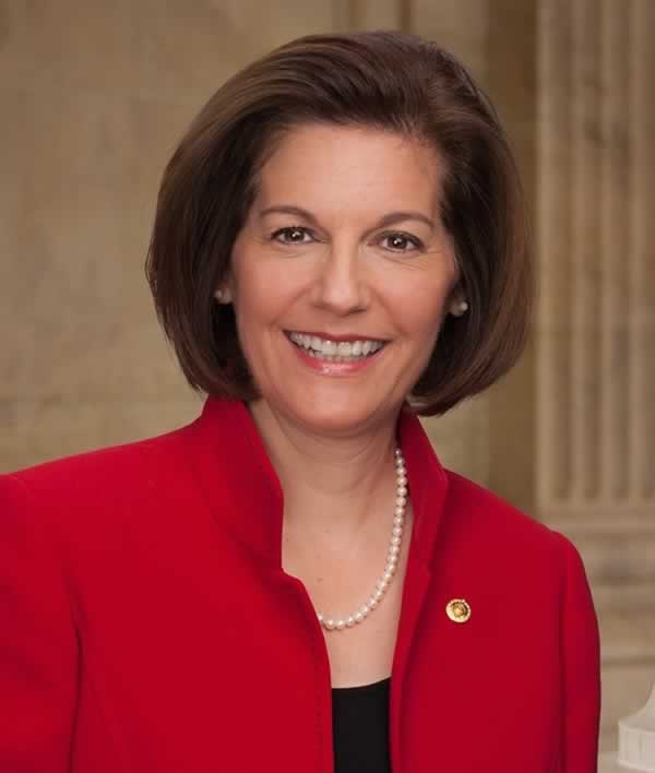 Official Senate portrait of Sen. Catherine Cortez Masto (D-Nev.).