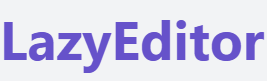 LazyEditor Logo