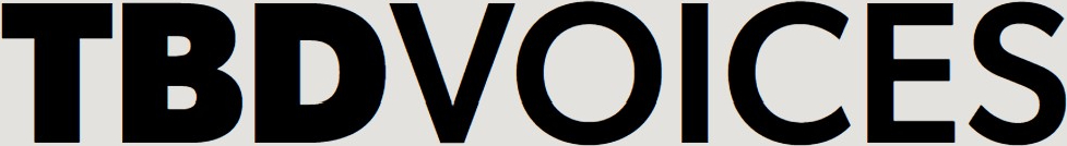 TBDVoices logo gray-bg